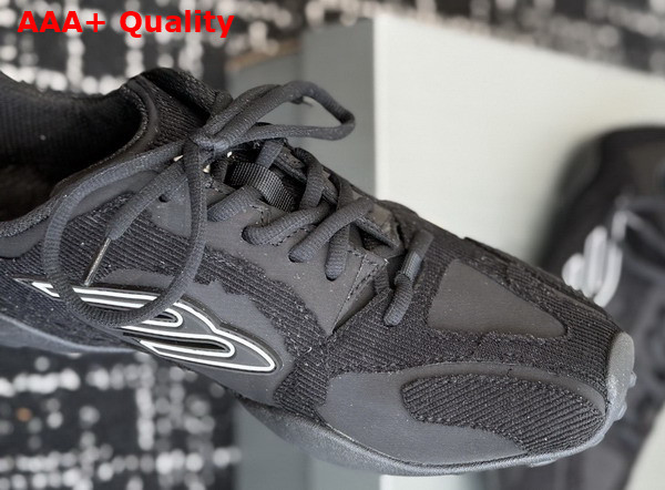 Balenciaga Monday Ultra Sneaker in Black Cotton and Polyester Replica