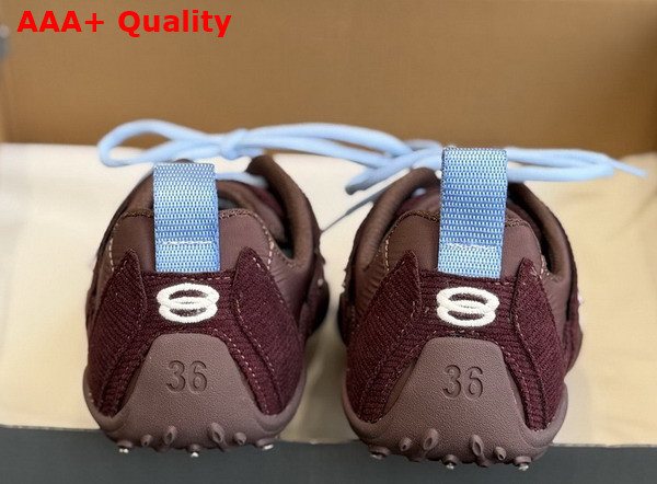 Balenciaga Monday Ultra Sneaker in Brown White Light Blue and Beige Cotton and Polyester Replica