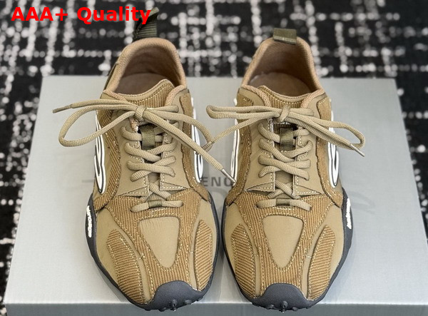 Balenciaga Monday Ultra Sneaker in Khaki Cotton and Polyester Replica