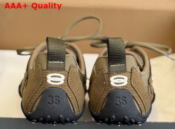 Balenciaga Monday Ultra Sneaker in Khaki Cotton and Polyester Replica