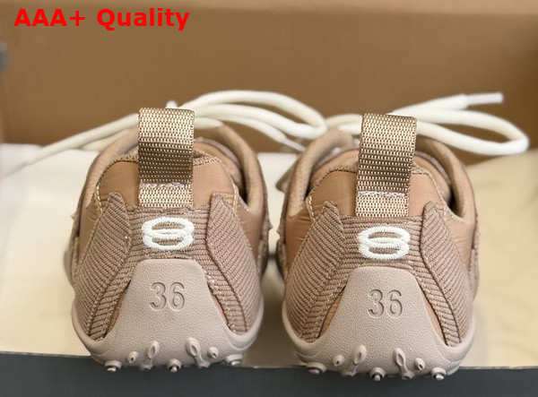 Balenciaga Monday Ultra Sneaker in Nude and White Cotton and Polyester Replica