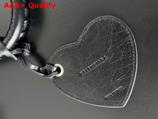 Balenciaga Neo Cagole Small Tote Bag in Black Arena Lambskin Replica