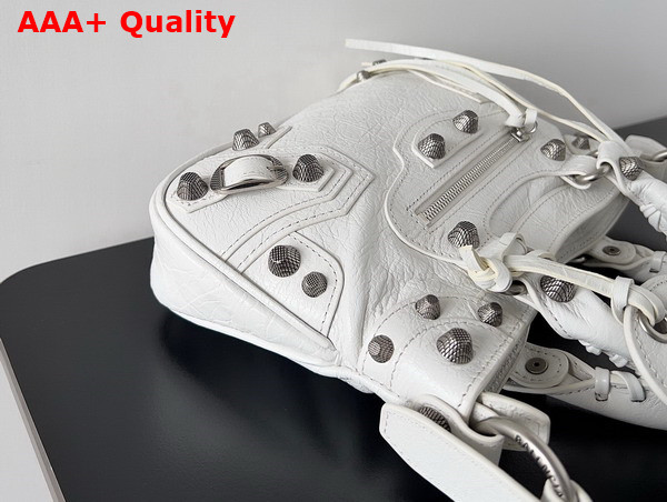 Balenciaga Neo Cagole Small Tote Bag in Off White Arena Lambskin Replica