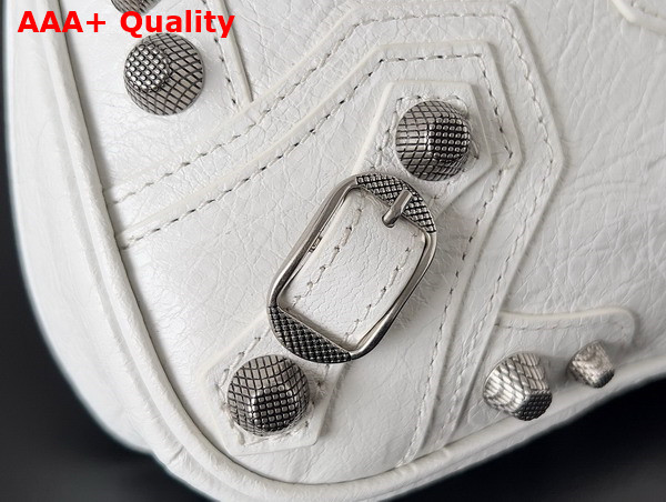 Balenciaga Neo Cagole Small Tote Bag in Off White Arena Lambskin Replica