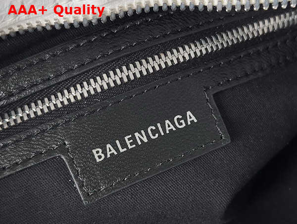 Balenciaga Neo Cagole Small Tote Bag in Off White Arena Lambskin Replica