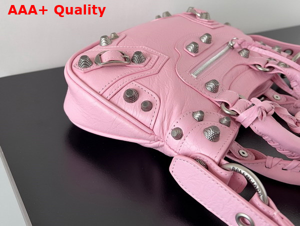 Balenciaga Neo Cagole Small Tote Bag in Pink Arena Lambskin Replica