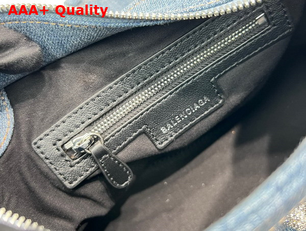 Balenciaga Neo Cagole XS Handbag in Blue Denim Replica
