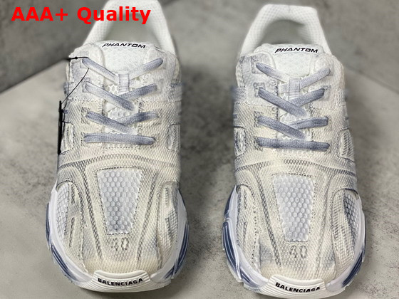 Balenciaga Phantom Sneaker in White Monocolor Fabric and Mesh Replica