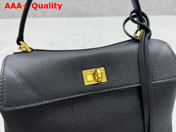 Balenciaga Rodeo Handbag Mini in Black Grained Calfskin Replica