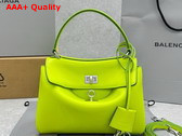 Balenciaga Rodeo Handbag Mini in Granny Green Smooth Calfskin Replica