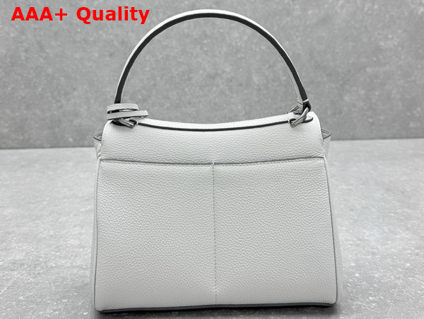 Balenciaga Rodeo Handbag Mini in White Grained Calfskin Replica