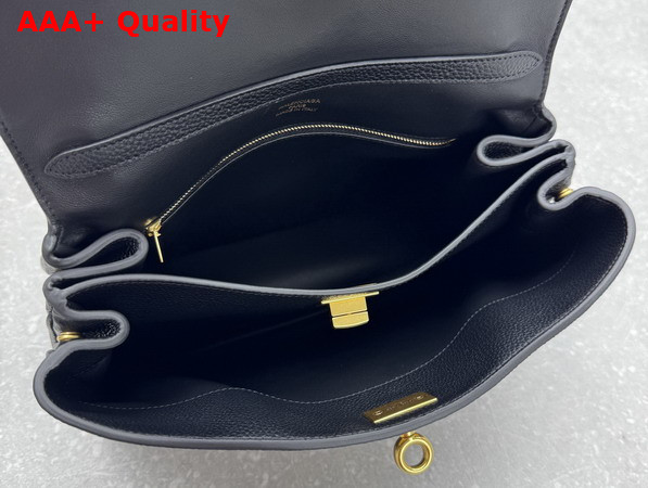 Balenciaga Rodeo Handbag Small in Black Grained Calfskin Aged Gold Hardware Replica