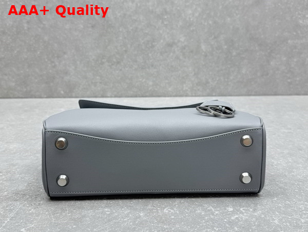 Balenciaga Rodeo Handbag Small in Cloud Grey Smooth Calfskin Aged Silver Hardware Replica