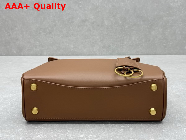 Balenciaga Rodeo Handbag Small in New Tan Smooth Calfskin Aged Gold Hardware Replica