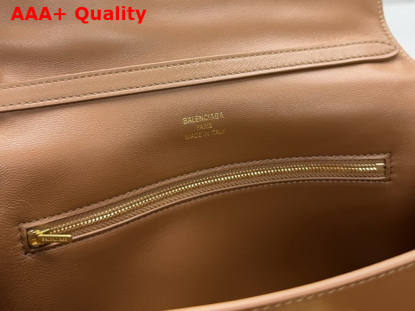 Balenciaga Rodeo Handbag Small in New Tan Smooth Calfskin Aged Gold Hardware Replica