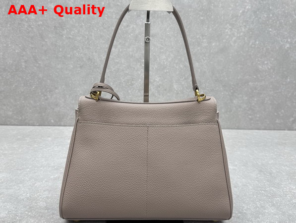 Balenciaga Rodeo Handbag Small in Sesame Grained Calfskin Aged Gold Hardware Replica