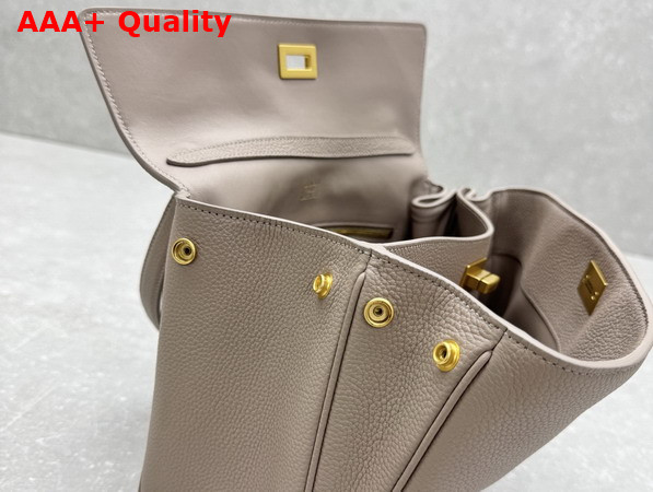 Balenciaga Rodeo Handbag Small in Sesame Grained Calfskin Aged Gold Hardware Replica