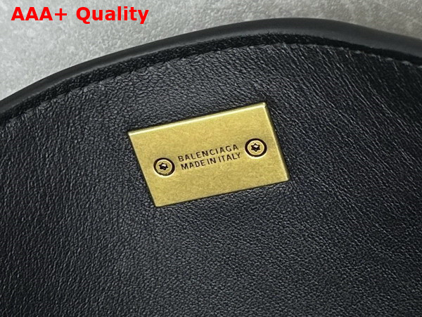 Balenciaga Rodeo Large Handbag in Black Smooth Calfskin Replica