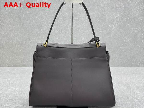 Balenciaga Rodeo Medium Handbag in Espresso Smooth Calfskin Replica