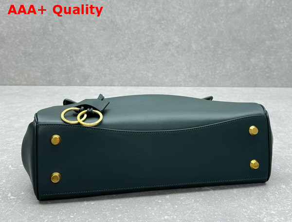 Balenciaga Rodeo Medium Handbag in Pine Green Smooth Calfskin Aged Gold Hardware Replica