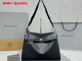 Balenciaga Rodeo Messenger Bag in Black Smooth Calfskin Replica