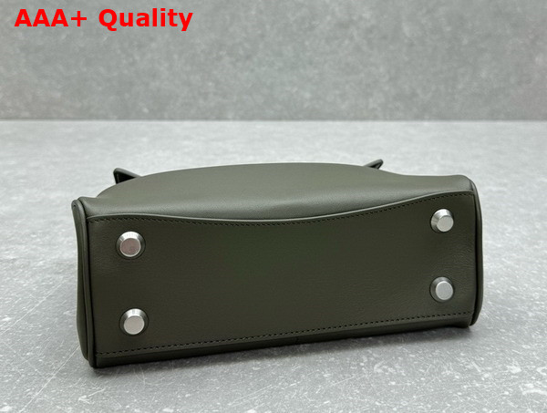Balenciaga Rodeo Mini Handbag in Dark Green Smooth Calfskin Replica