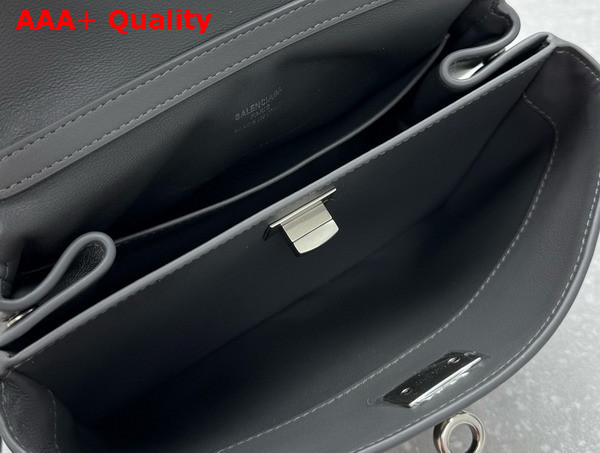 Balenciaga Rodeo Mini Handbag in Grey Smooth Calfskin Replica