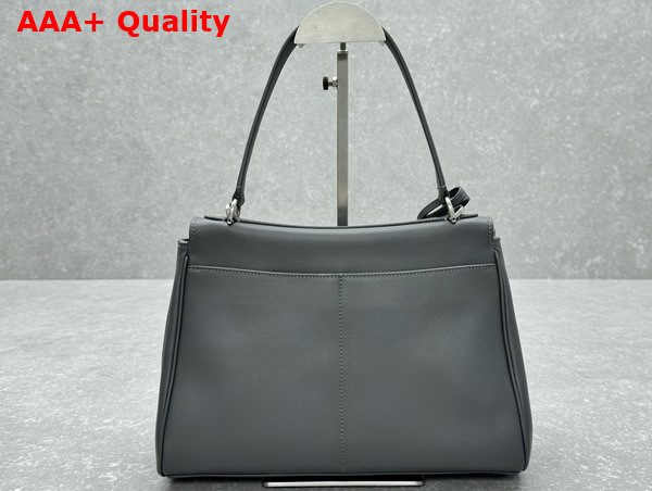 Balenciaga Rodeo Small Handbag in Grey Smooth Calfskin Replica