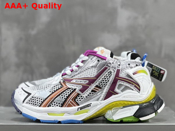 Balenciaga Runner Sneaker in Multicolor Mesh and Nylon Replica