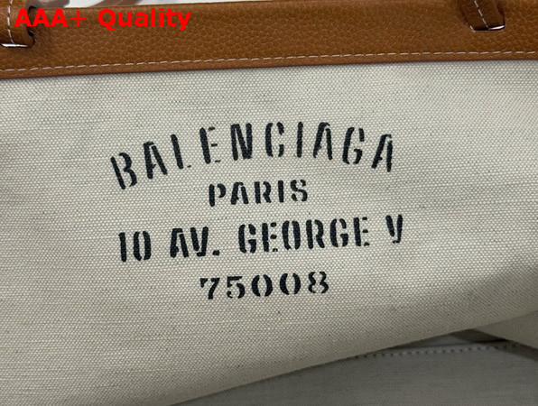 Balenciaga Select Tote Bag Medium in Black Balenciaga Coated Canvas with Red Vintage Surfer Artwork Printed Replica