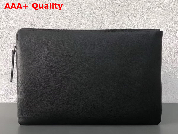 Balenciaga Shopping Pouch L in Black Grained Calfskin Replica