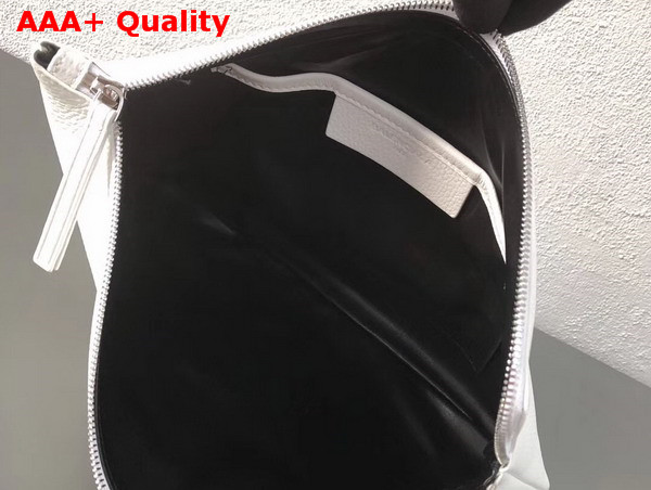 Balenciaga Shopping Pouch L in White Grained Calfskin Replica