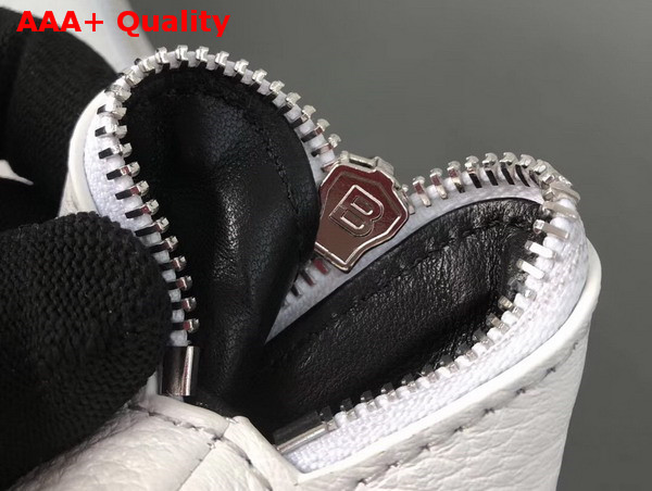 Balenciaga Shopping Pouch L in White Grained Calfskin Replica