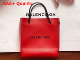 Balenciaga Shopping Tote XXS Red Grained Calfskin Replica
