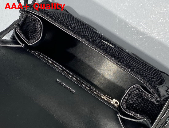 Balenciaga Sneakerhead Small Top Handle Bag in Black Mixed Fabric and Fake Leather Replica