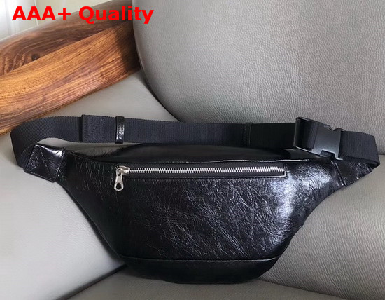 Balenciaga Soft XS Beltpack in Black Nappa Leather Replica