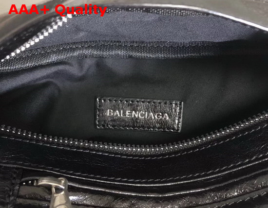 Balenciaga Soft XS Beltpack in Black Nappa Leather Replica