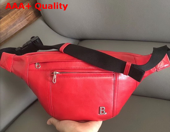 Balenciaga Soft XS Beltpack in Vivid Red Nappa Leather Replica