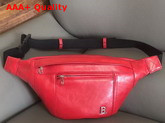 Balenciaga Soft XS Beltpack in Vivid Red Nappa Leather Replica