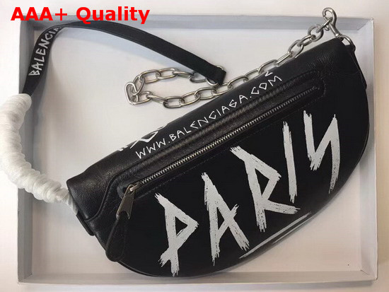 Balenciaga Souvenir Bag XS Graffiti Black Replica