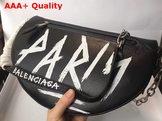 Balenciaga Souvenir Bag XS Graffiti Black Replica