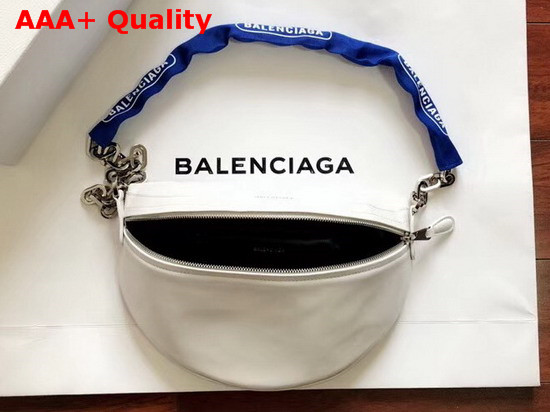 Balenciaga Souvenir Bag XS White Soft Lambskin Replica