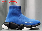 Balenciaga Speed 20 Sneaker in Blue Knit Replica