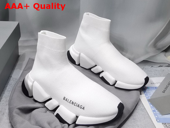 Balenciaga Speed 20 Sneaker in White Knit Replica