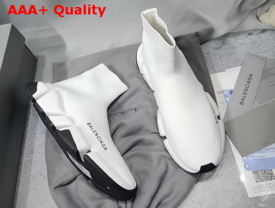 Balenciaga Speed 20 Sneaker in White Knit Replica