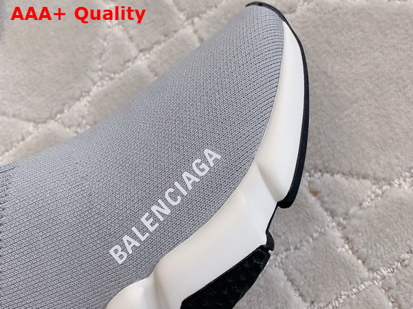 Balenciaga Speed Mule in Grey Recycled Knit Replica