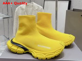 Balenciaga Speed Recycled Knit Sneaker in Yellow Replica