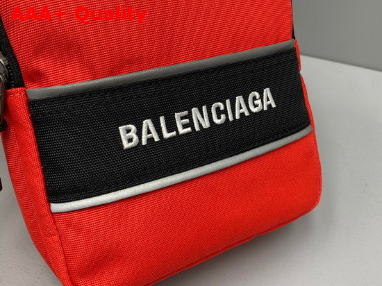 Balenciaga Sport Messenger Bag in Red Recycled Nylon Replica