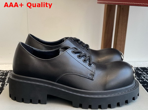 Balenciaga Stomper Derby in Black Soft Bullskin Replica