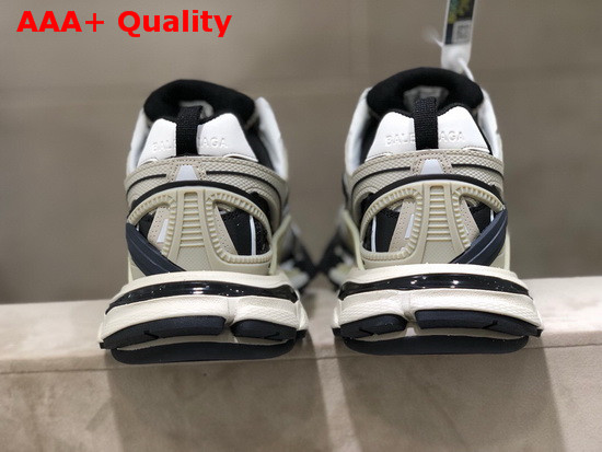 Balenciaga Track2 Sneaker in Beige and Black Neoprene and Rubber Replica